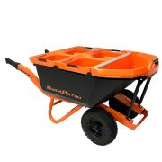 BucketBarrow Pro130D Dual Wheel Utility Wheelbarrow